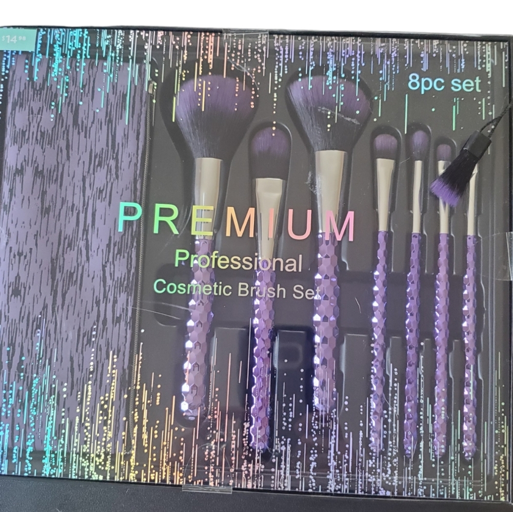 Premium professional cosmetic brush set NIB